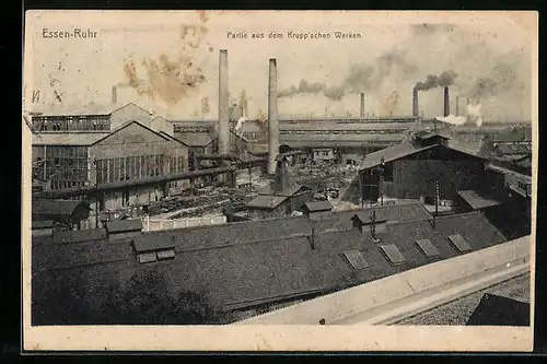 AK Essen-Ruhr, Partie aus dem Krupp`schen Werken