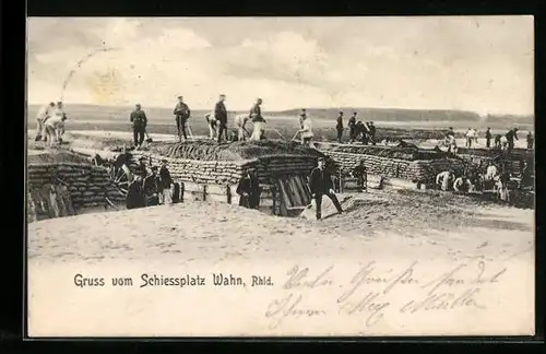 AK Köln-Wahn, Gruss vom Schiessplatz