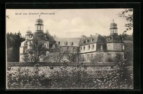 AK Crottorf /Rheinland, Blick auf Villa im Grünen