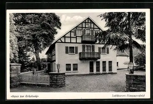 AK Flammersfeld, Hotel-Pension Haus zur Erholung