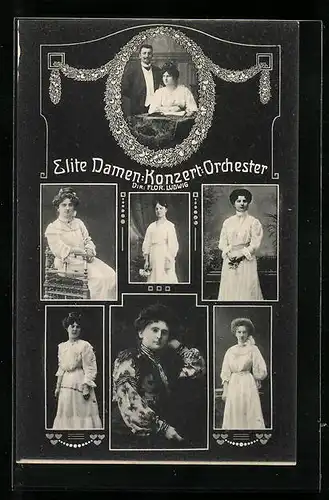 AK Elite Damen-Konzert-Orchester, Dir.: Flor. Ludwig