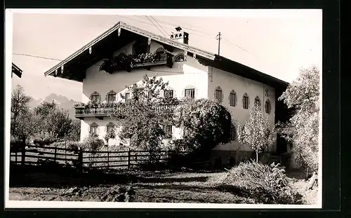 AK Übersee /Chiemsee, Restaurant und Pension Berghof