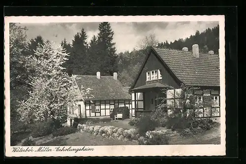 AK Bielefeld-Brackwede, Mütter-Erholungsheim Waldheim Waterbör