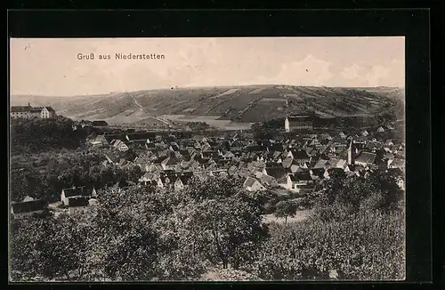 AK Niederstetten, Ortsansicht
