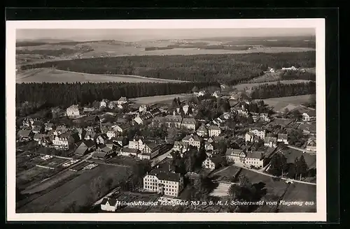 AK Königsfeld, Panoramablick aus dem Flugzeug gesehen