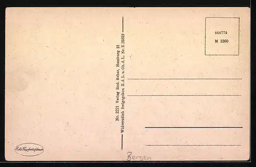 AK Bergen, Blick auf den Truppenübungsplatz