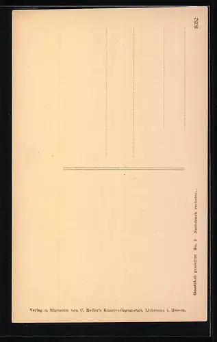 AK Crefeld, Denkmal der Schlacht bei Crefeld