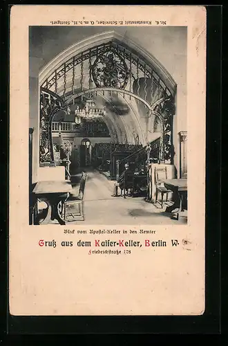 AK Berlin, Kaiser-Keller, Friedrichstrasse 178