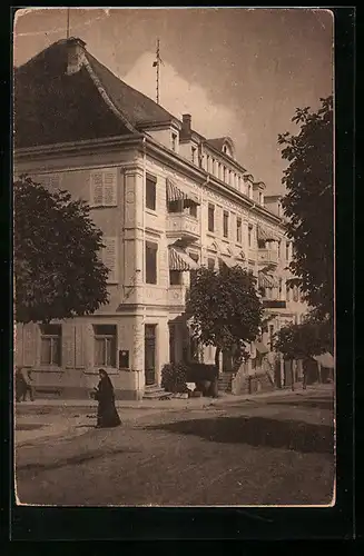 AK Triberg, Hotel Löwen-National