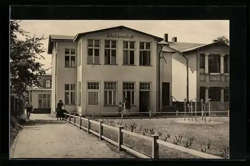 AK Ostseebad Koserow /Usedom, FDGB-Verpflegungsstätte Waldesduft
