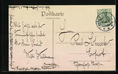 AK Lemgo, Blick zum Rathaus