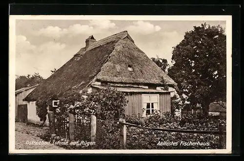 AK Lohme auf Rügen, Ältestes Fischerhaus