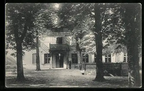 AK Plau am See, Gasthaus Klüschenberg