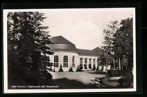 AK Bad Kudowa, Eugenquelle mit Wandelhalle