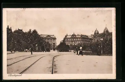 AK Budapest, am Freiheitsplatz