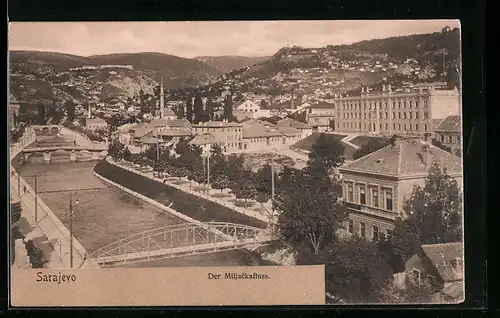 AK Sarajevo, am Miljackafluss