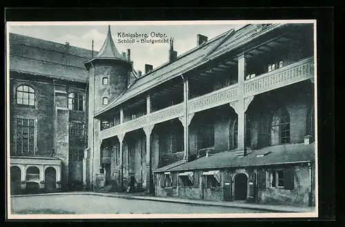 AK Königsberg, Schloss, Blutgericht