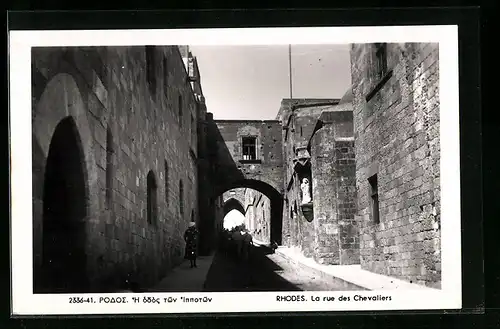 AK Rhodes, la Rue des Chevaliers