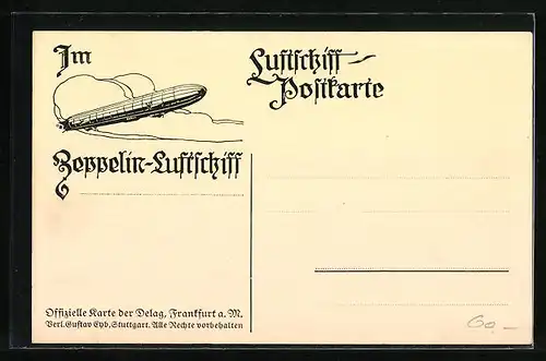 AK Offenburg, Totale aus dem Zeppelin-Luftschiff gesehen