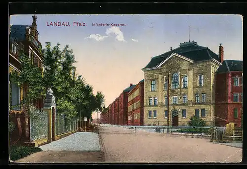 AK Landau / Pfalz, Infanterie-Kaserne