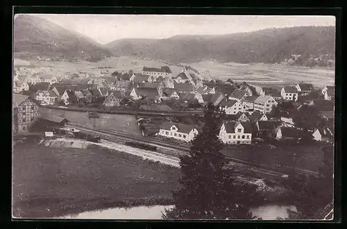 AK Immendingen a. D., Blick vom Donauufer