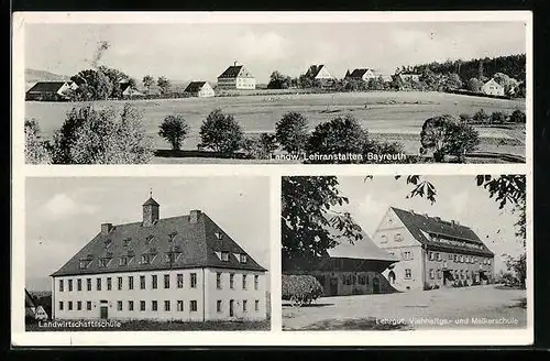 AK Bayreuth, Landw. Lehranstalten, Landwirtschaftsschule, Lehrgut, Viehhaltungs- und Melkerschule