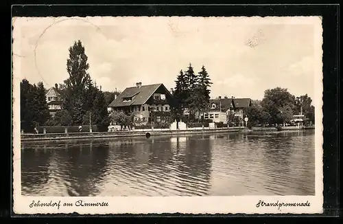AK Schondorf am Ammersee, Strandpromenade