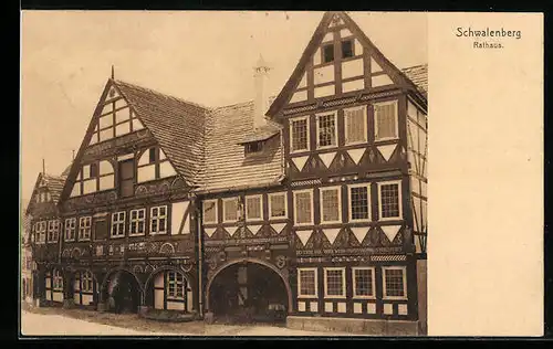AK Schwalenberg, am Rathaus