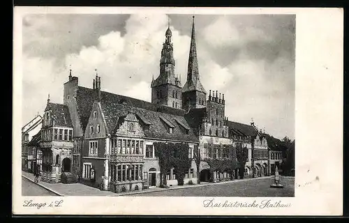 AK Lemgo i. L., historisches Rathaus