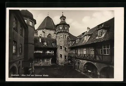 AK Ansbach, Alter Hof am unteren Markt