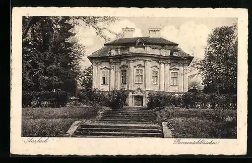 AK Ansbach, Blick auf das Prinzenschlösschen