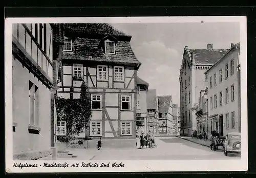 AK Bergzabern, Partie in der Bismarckstrasse