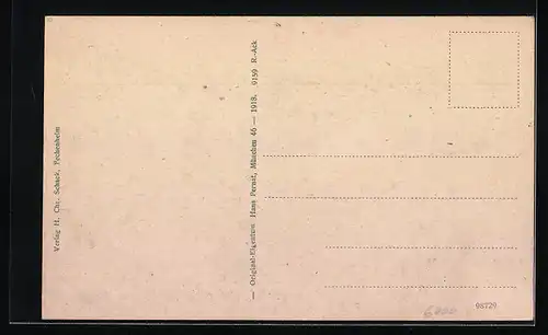 AK Frankfurt-Fechenheim, Mainkur von Süden