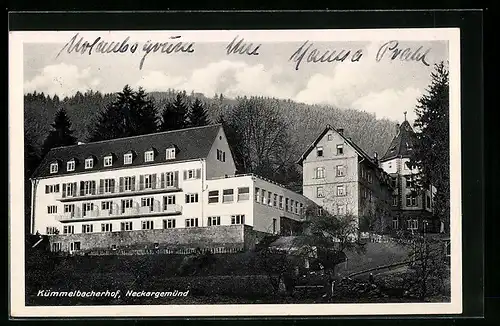 AK Neckargemünd, Fremdenheim Kümmelbacherhof