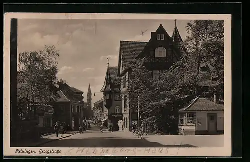 AK Meiningen, Partie in der Georgstrasse