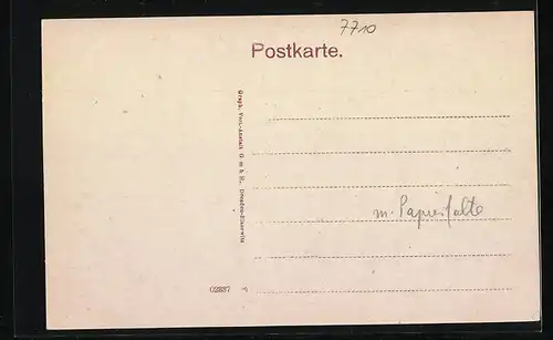 AK Donaueschingen, Partie am Postplatz