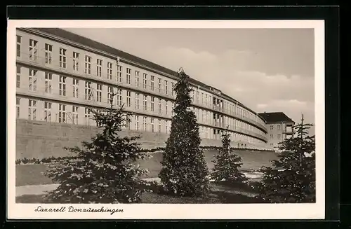 AK Donaueschingen, Partie am Lazarett