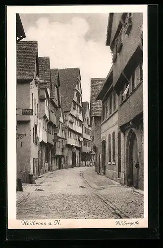 AK Heilbronn a. N., Partie in der Fischergasse