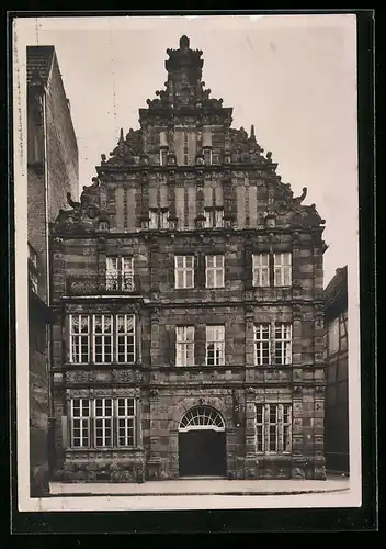 AK Hameln, Partie am Rattenfängerhaus