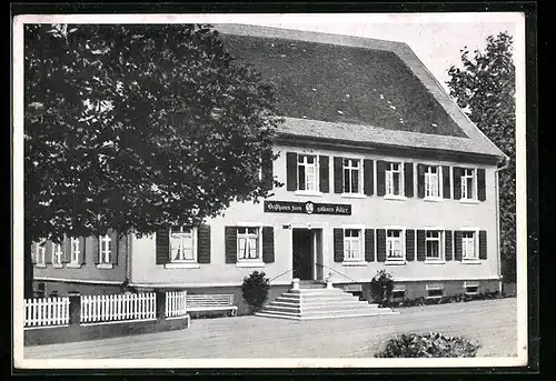 AK Oberried /Schwarzwald, Gasthaus und Pension Zum Adler, Bes.: Alfred Jautz