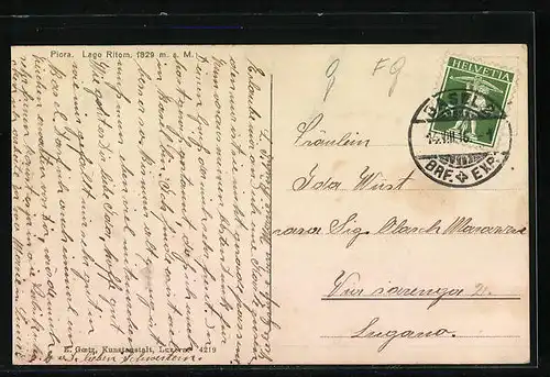 AK Piora, Partie am Lago Ritom