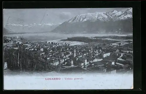 AK Locarno, Veduta generale