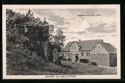 AK Böllstein, Gasthaus von Adam Heist