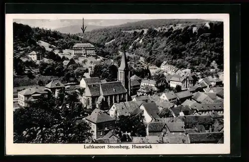 AK Stromberg /Hunsrück, Ortsansicht mit Umland