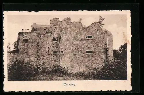 AK Küssaburg, Blick auf die Ruine