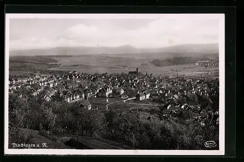 AK Plochingen a. Rh., Ortsansicht aus der Vogelschau