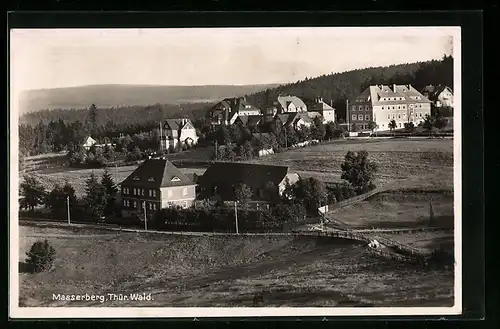 AK Masserberg /Thür., Häuser am Stadtrand