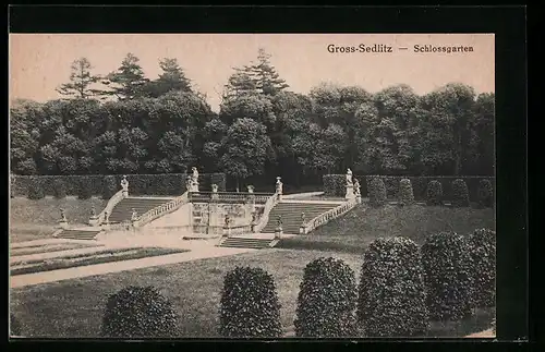 AK Gross-Sedlitz, Schlossgarten