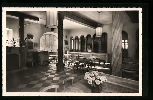 AK Heidelberg, Innenansicht Kurpfälzisches Museum