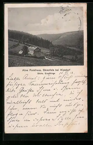 AK Bärenfels bei Kipsdorf, Altes Forsthaus